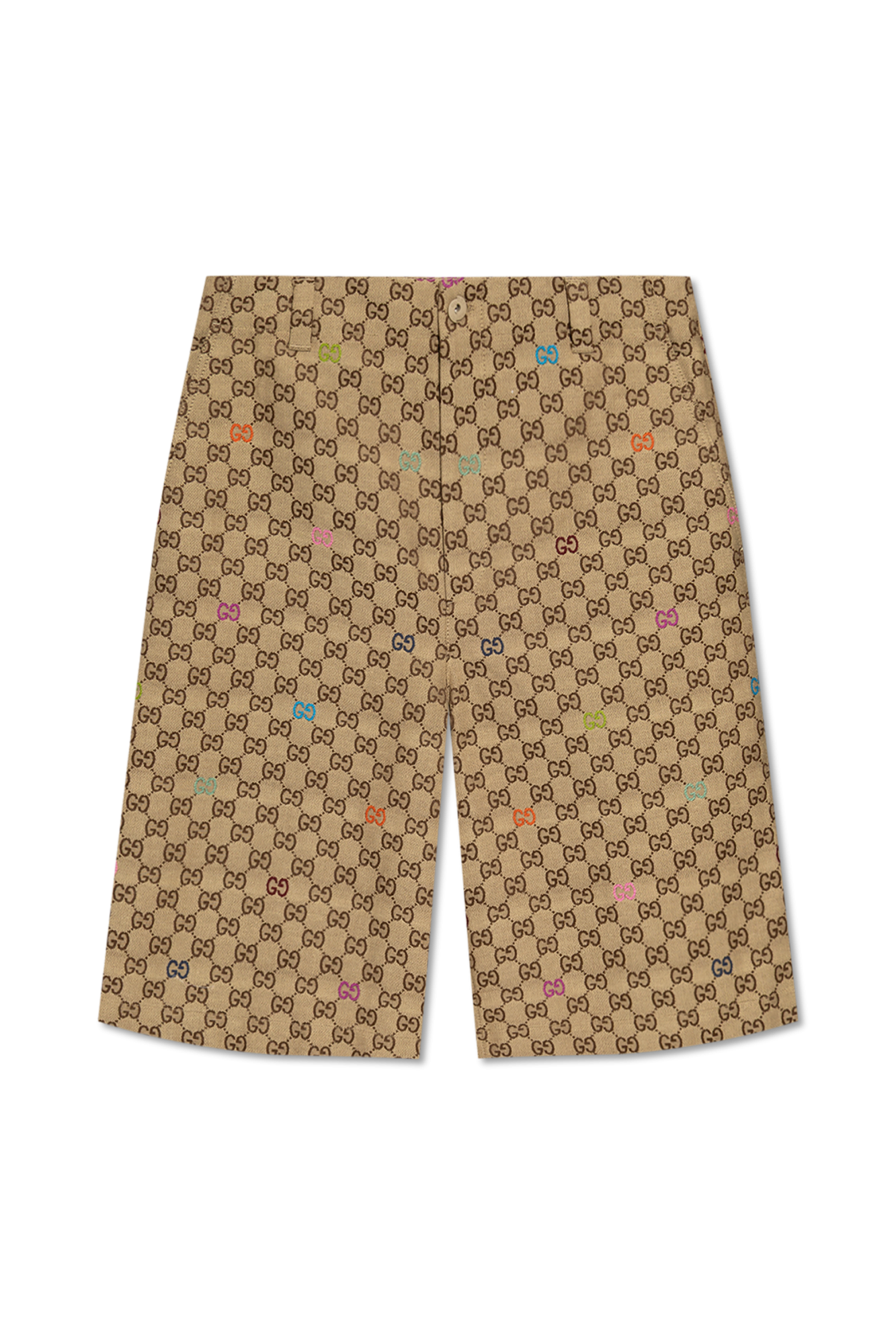 ショートパンツ GUCCI SHORTS (776464ZAOOU 9200) Beige Shorts with 'GG' pattern Gucci - Vitkac AS